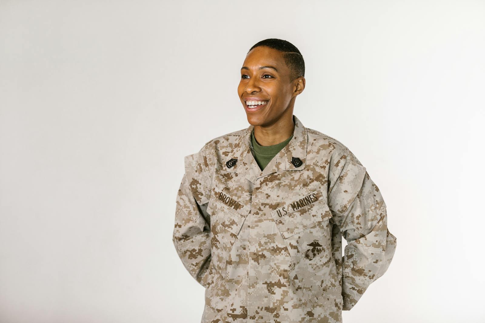 Woman Veteran in uniform